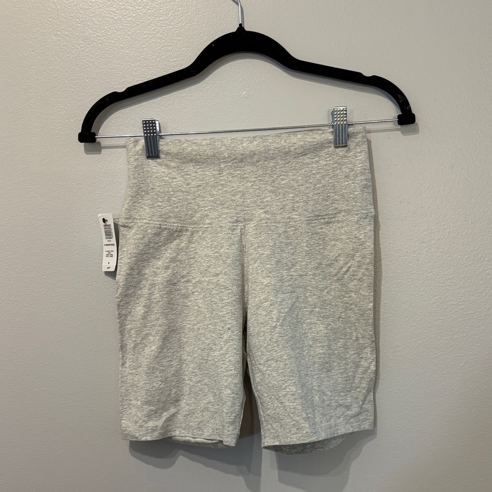 TNA Heather Gray Women's Bike Shorts